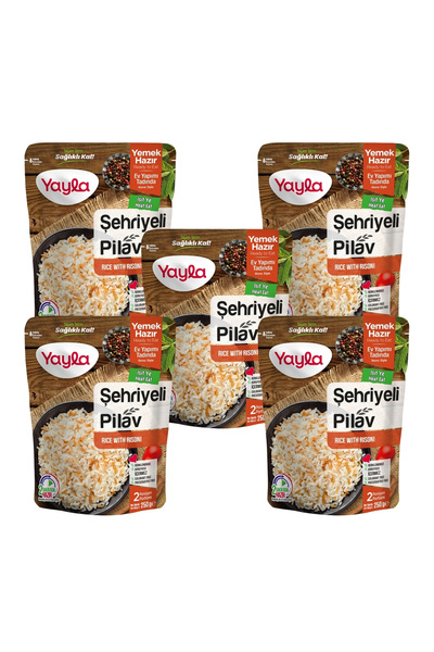 Yayla Yemek Hazır Şehriyeli Pirinç Pilavı 250 gr x5