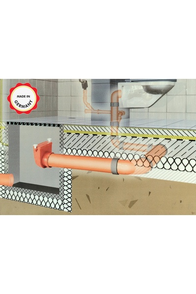 Dallmer Dn100'lük Atık Pis Su Rögar Klapesi Lağım Kanalizasyondan Binaya Fare...