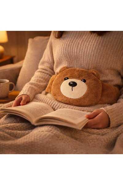 Simple Living Bele Sarılan Kemerli Sıcak Su Torbası - Kahverengi