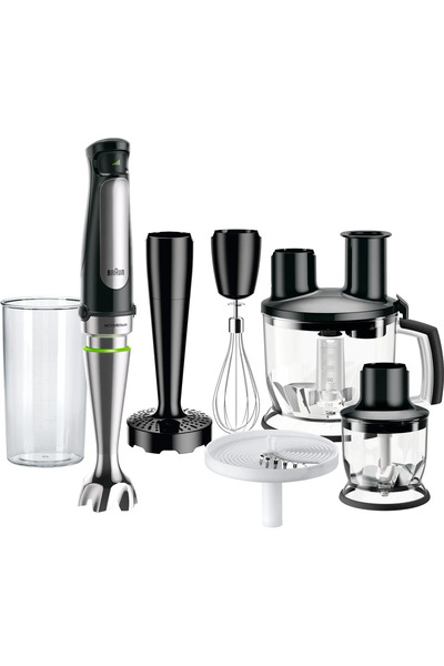 Braun MQ7087X Комплект ръчен блендер, 1000 W, с променлива скорост, без BPA, ...