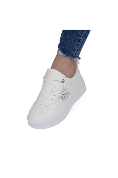 Sofia Store Sneakers dama din piele ecologica cu pietre Lusinda