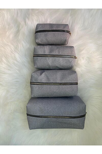 shiny date 4 Lü Makyaj Çantası Organizer