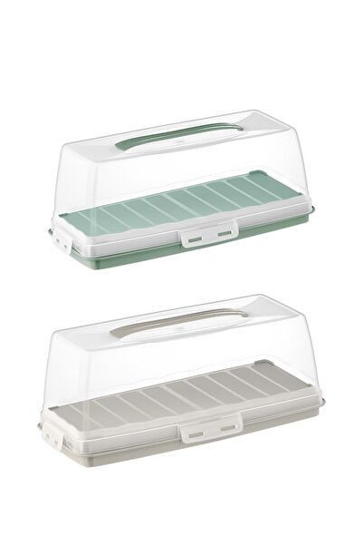 PONÇİK BEBEK Rectangular Baton Cake Pan with Lock 37cm the Price Is for 2 Pieces