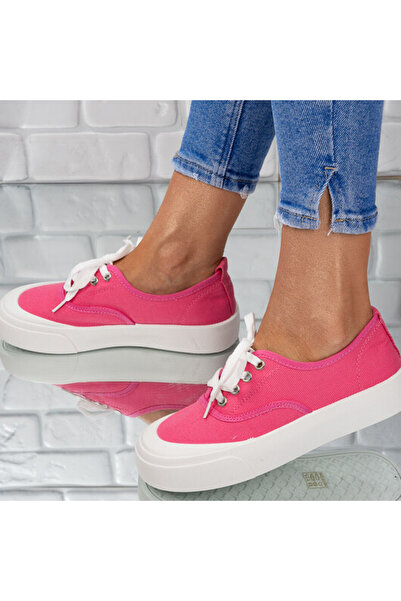 Sofia Store Sneakersi dama din material textil Amara