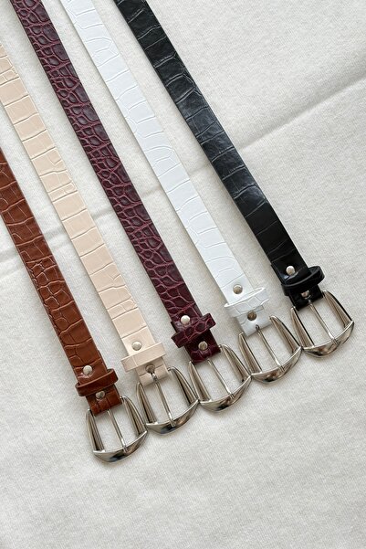 keisy Boris Silver Buckle Women's Belt