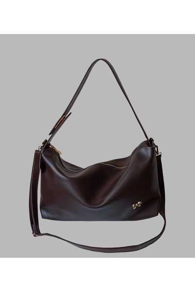 HAS MODA Kadın Omuz ve Çapraz Askılı Yumuşak Deri Günlük Şık Tasarım Çanta En...