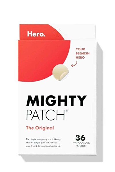 Hero Mighty Patch Hydrocolloid Acne Pimple Patch Spot Treatment 36-Piece