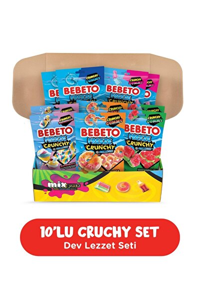 BEBETO 10'lu Freeze Crunchy Set