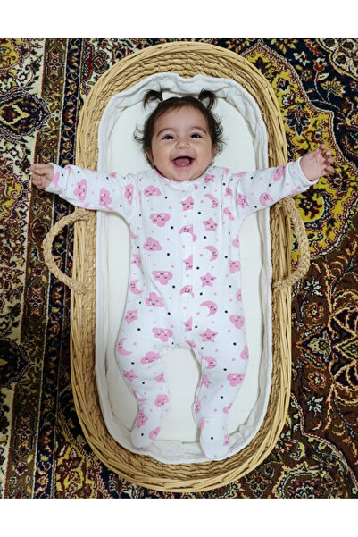 BUUFUU Printed Baby Long Sleeve Snap-On Bodysuit