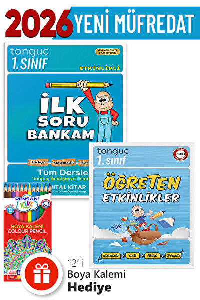 Tonguç Yayınları 1. Sınıf Öğreten Etkinlikler -1. Sınıf Tüm Dersler Soru Bank...