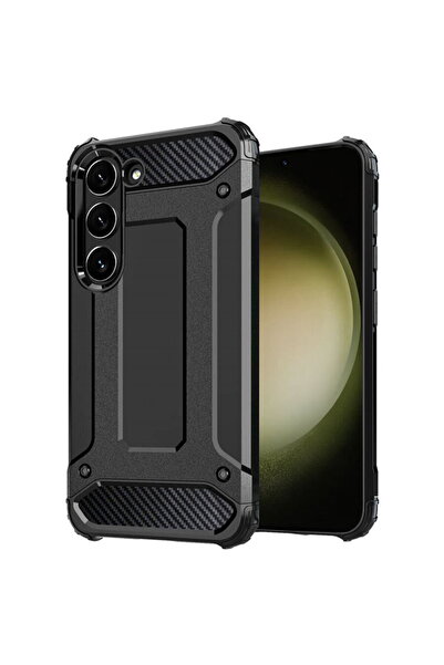 Techsuit Husă pentru Samsung Galaxy S23 Plus - Hybrid Armor - Negru