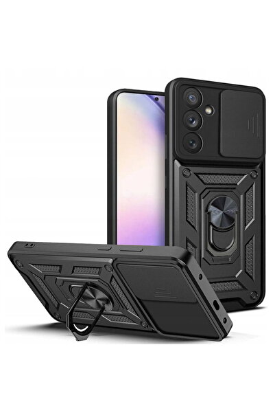 Techsuit Husă pentru Samsung Galaxy A54 - Seria CamShield - Negru