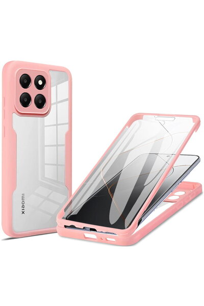 Techsuit Husa pentru Xiaomi 14 + Folie - ColorVerse 360 Series - Pink