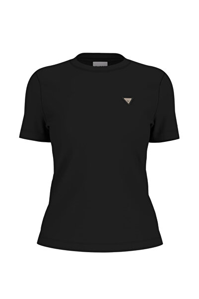 Guess Sonia Crew Neck κοντομάνικο γυναικείο μπλουζάκι μαύρο V6RI17KD741-JBLK