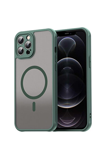 Techsuit Husa pentru iPhone 12 Pro - HaloFrost II MagSafe - Green