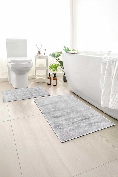Monnhein 2-Pack Bath Mat, Soft Bathroom Rug, Non-Slip Backing, Washable - 60X...