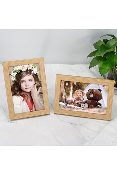 kollyseek Photo Frame 10x15 cm, MDF Wood and Acrylic, Modern Style Wall Decor...