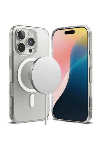 Ringke Husa pentru iPhone 16 Pro - Fusion MagSafe - Matte Clear