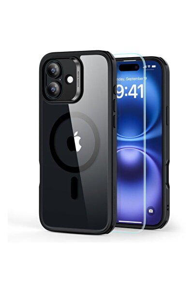 ESR Husă pentru iPhone 16 Plus + Folie - Classic Hybrid HaloLock - Transparen...