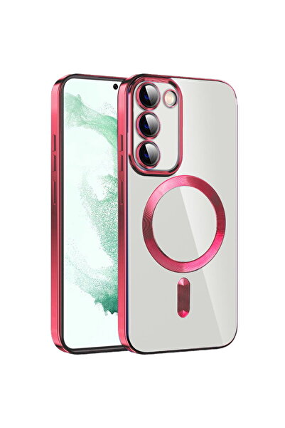 Techsuit Husă pentru Samsung Galaxy S22 Plus 5G - Luxury Crystal MagSafe - Roșu