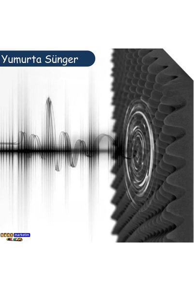 SLC MARKETİM Akustik Yumurta Sünger 60 Dns 30 Mm (ebat 100x100 )