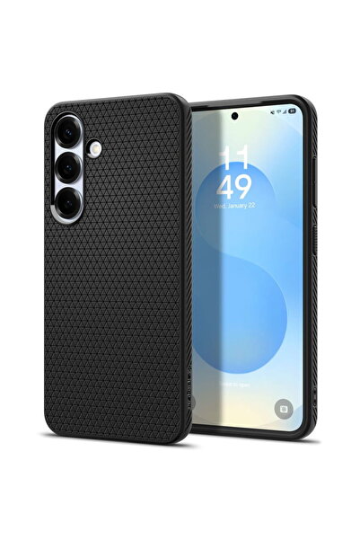 Spigen HusДѓ Liquid Air pentru Samsung Galaxy S25 вЂ“ ​​negru mat