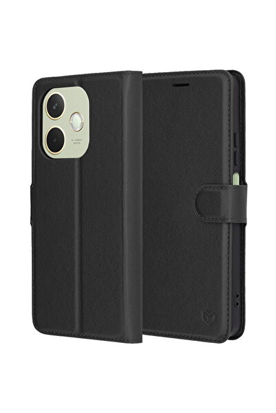 Techsuit Husa pentru Oppo A5 Pro 4G / A5 Pro 5G - Leather Folio - Black
