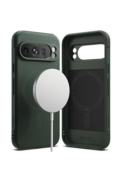 Ringke Husa pentru Google Pixel 9 Pro - Onyx MagSafe - Dark Green