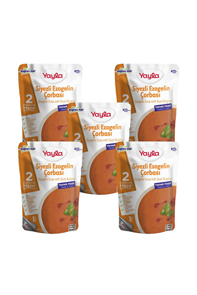 Yayla Yemek Hazır Siyezli Ezogelin Çorbası 250 gr x5