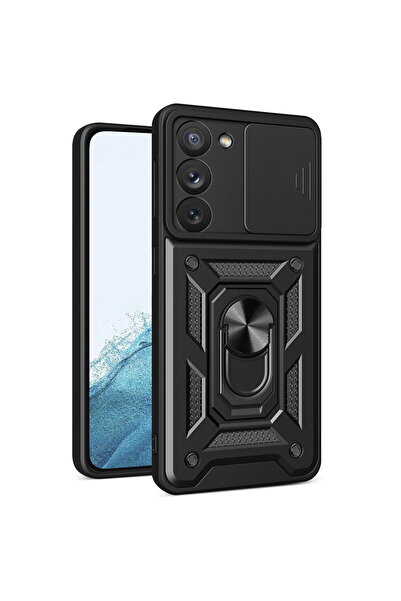 Techsuit Husă pentru Samsung Galaxy S23 - Seria CamShield - Negru