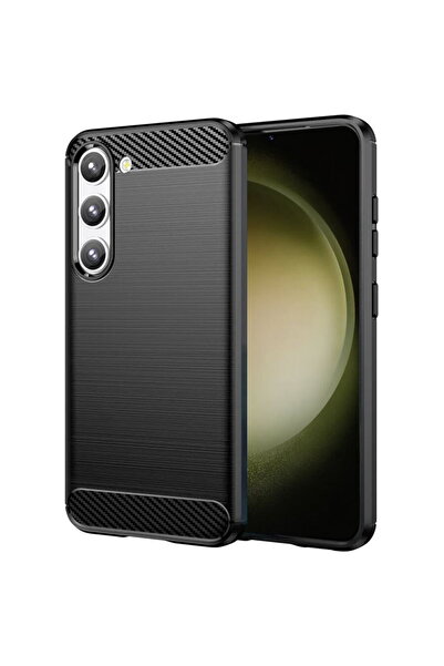 Techsuit Husă pentru Samsung Galaxy S23 Plus - Silicon Carbon - Negru