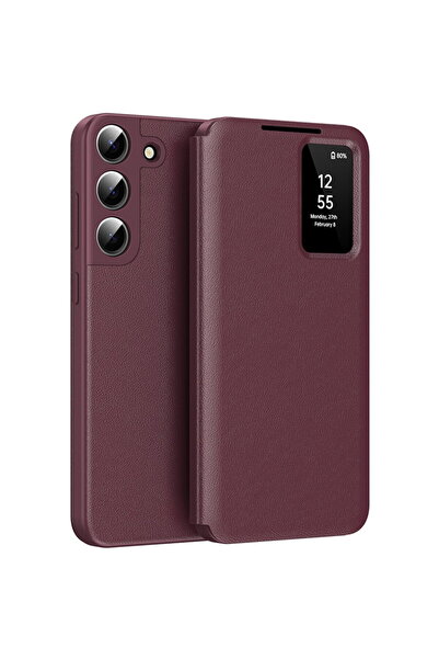 Techsuit Husa pentru Samsung Galaxy S22 Plus 5G - SmartView Series - Red