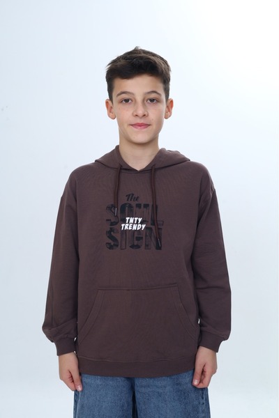 Toontoy Φούτερ για αγόρια Tnty Trendy Text με τύπωμα