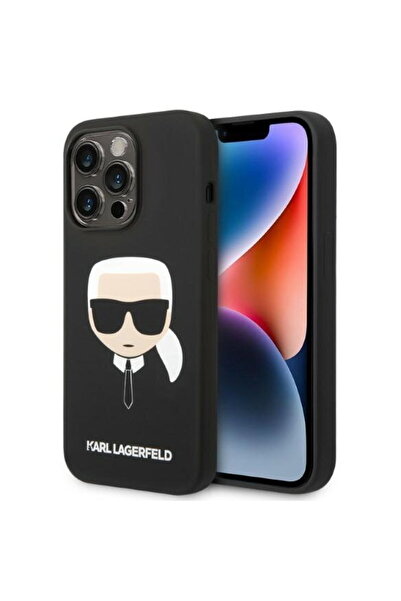 Karl Lagerfeld Husa telefon pentru iPhone 14 Pro, Karl Head, MagSafe, Silicon...