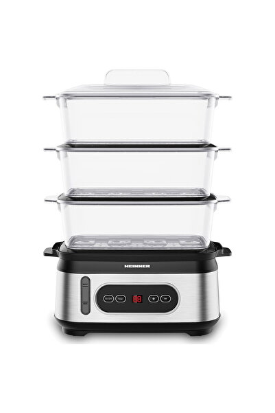 Heinner OneSteam Premium пароварка HSA-D950SS, 950W, 9L - Ефективно и здравос...