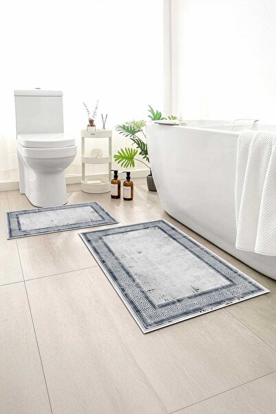 Monnhein 2 buc Covoraș de baie, covor moale de baie, cu bază anti-alunecare, ...