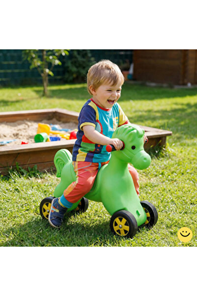 MUPARK Tekerlekli Truva Atı Bin Git Oyuncak 3+ Yaş Bacak Geliştirici Yürüteç ...