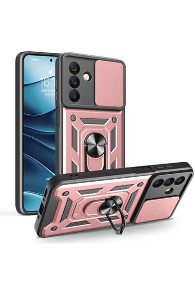 Techsuit Husa pentru Samsung Galaxy A26 5G - CamShield Series - Rose Gold