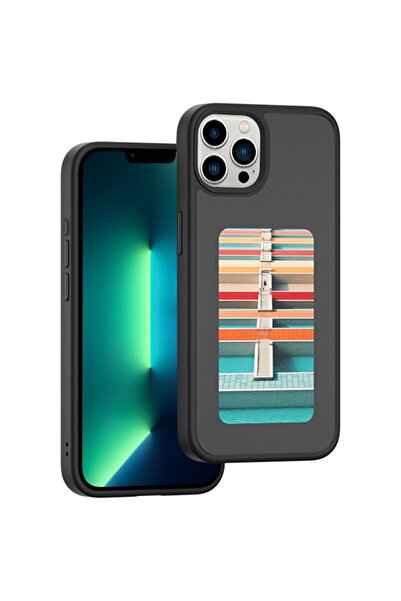 Techsuit Husa pentru iPhone 13 Pro - SmartScreen NFC - Black