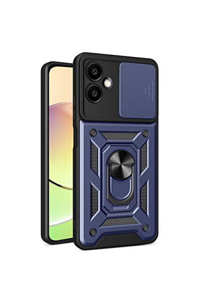 Techsuit Husă pentru Samsung Galaxy A06 - Seria CamShield - Albastru