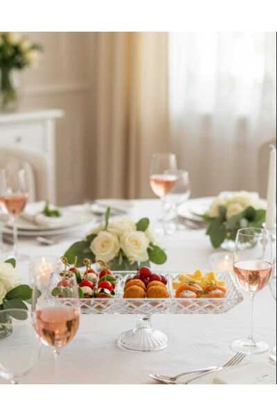 Home Handmade Cage Model Rectangular Three-Eyed Standing Glass Display Stand ...