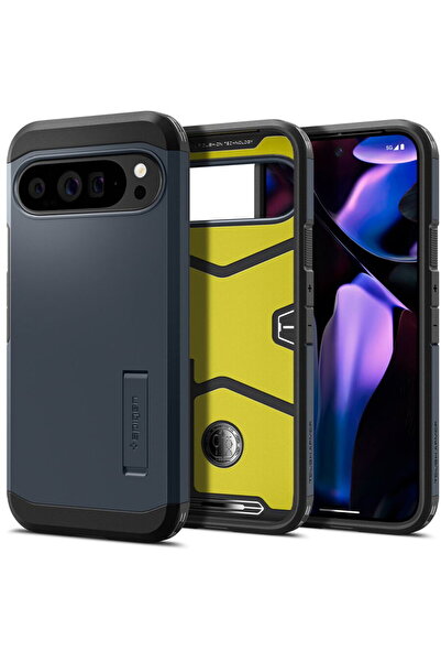 Spigen Husa pentru Google Pixel 9 Pro XL - Tough Armor - Metal Slate