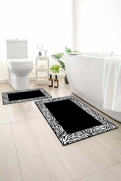 Monnhein 2 buc Covoraș de baie, covor moale de baie, cu bază anti-alunecare, ...