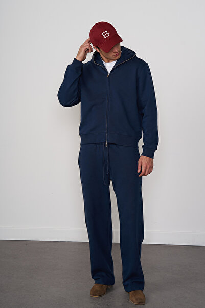 Beyyoglu %100 Cotton Fermuarlı Hoodie