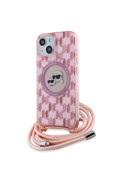 Karl Lagerfeld iPhone 15 / iPhone 14 / iPhone 13 Case - IML Crossbody MagSafe...