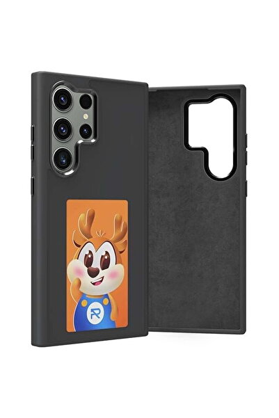 Techsuit Husă pentru Samsung Galaxy S24 Ultra - SmartScreen NFC - Negru