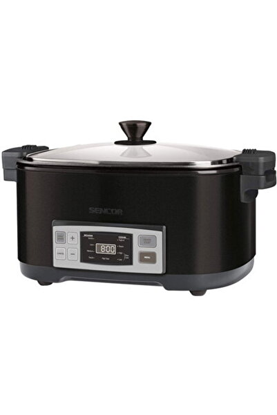 Sencor Gourmet 6L Slow Cooker with Non-Stick Technology and Steamer