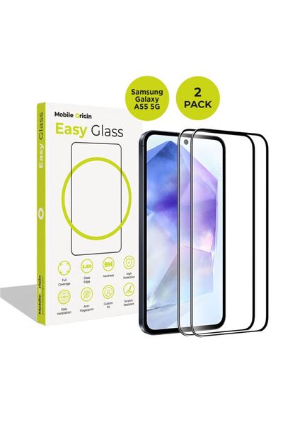 Mobile Origin Σετ προστατευτικών οθόνης EasyGlass για Samsung Galaxy A55 5G