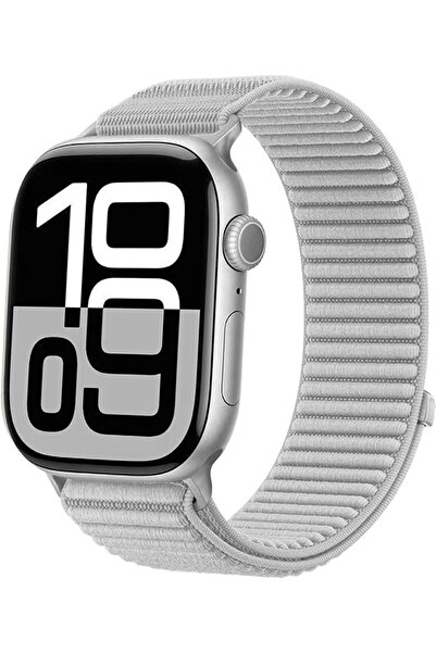 O Ozone Apple watch Band 49/46/45/44/42mm| Nylon Sports Loop Band | Grey