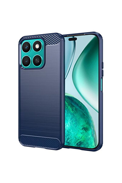 Techsuit Case for Honor X8c - Carbon Silicone - Blue